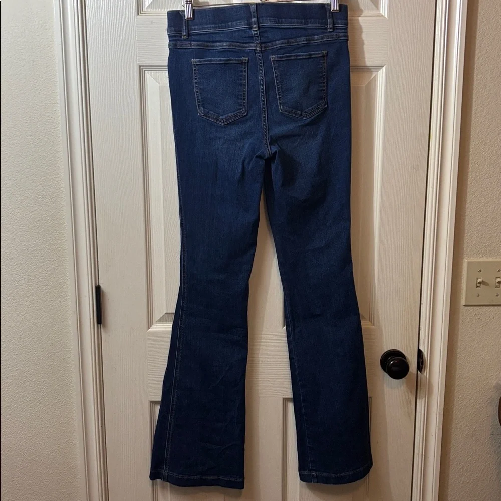 SPANX Dark Blue Wide Leg Jeans